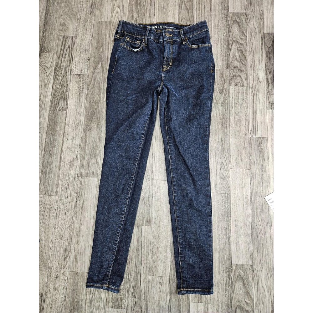 (3/$35) Old Navy Jeans Womens 6 Petite Blue Rockstar Skinny Built-In Sculpt